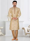 Cream Colour Rangbaaz Vol 20 Designer function wear Stylish Dupion Silk Readymade Mens Kurta Payjama Collection 2019